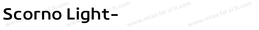 Scorno Light字体转换